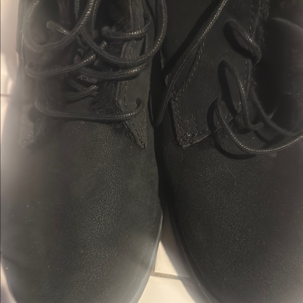 UGG Women's Black Lace Up Boots